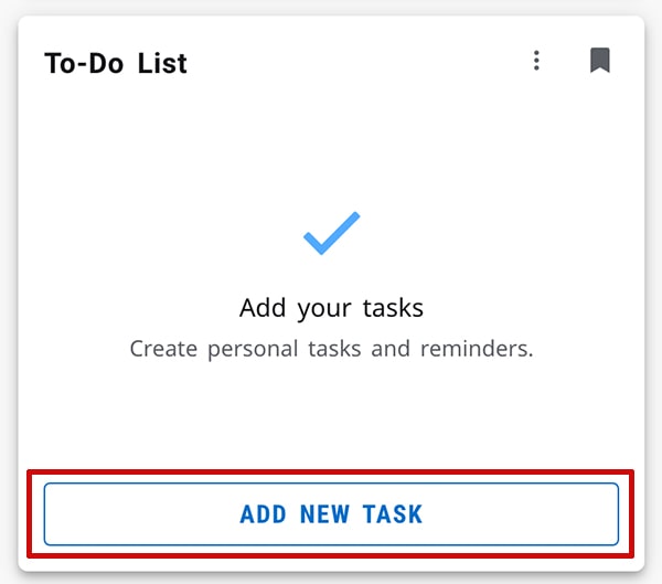 To-Do List card