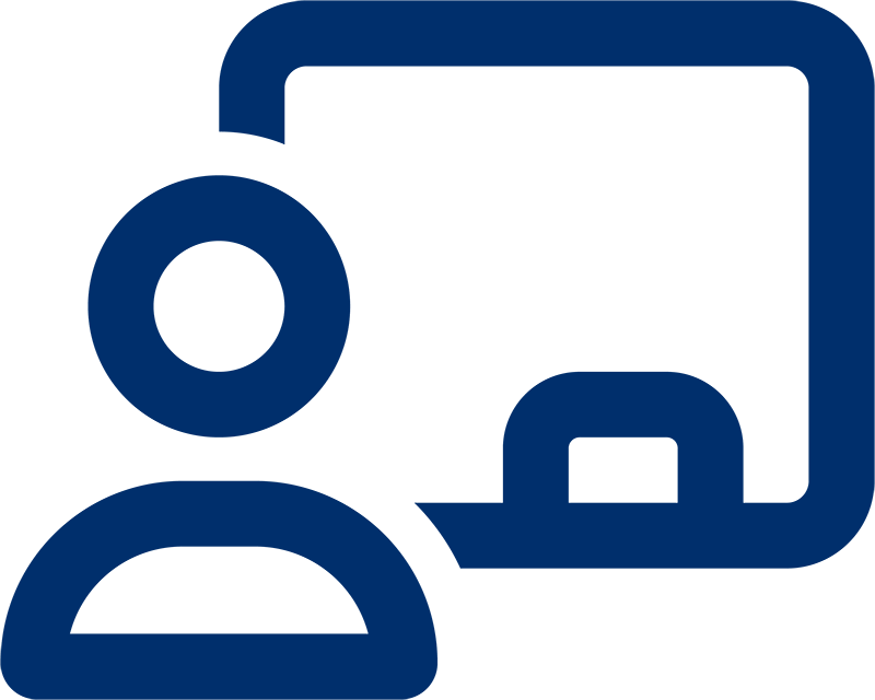 Chalkboard icon