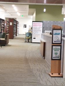 The Testing Center on the ECC Campus is next to the library in Buescher Hall.