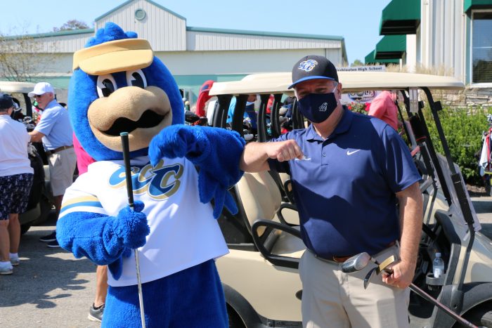 Dr. Bauer and Franklin Falcon