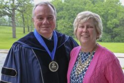 Dorothy Schowe and Dr. Bauer