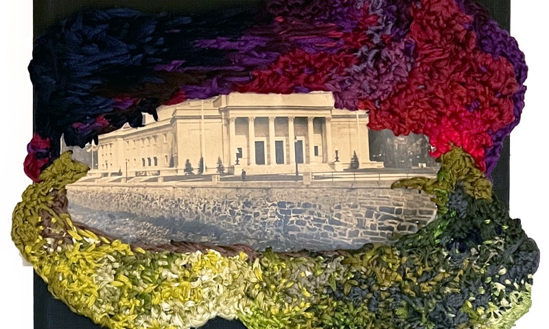Painting from the Unreal City exhibition