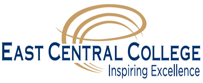 East Central College logo squashed horizontally