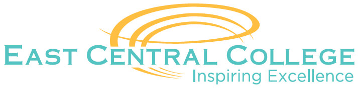 East Central College logo with incorrect colors