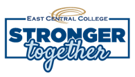 East Central College Stronger Together logo