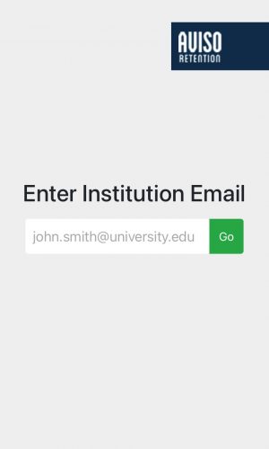 Watermark Watermark Enter Institution Email screen