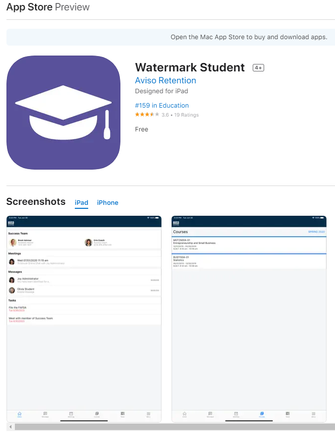 Screenshot of Watermark Student on App Store