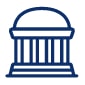 Government building icon