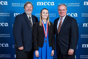 ECC Instructor Kevin Dixon, Megan Hanneken and Dr. Jon Bauer