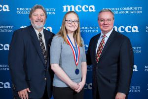 ECC Instructor Kevin Dixon, Taylor Schaefer and Dr. Jon Bauer