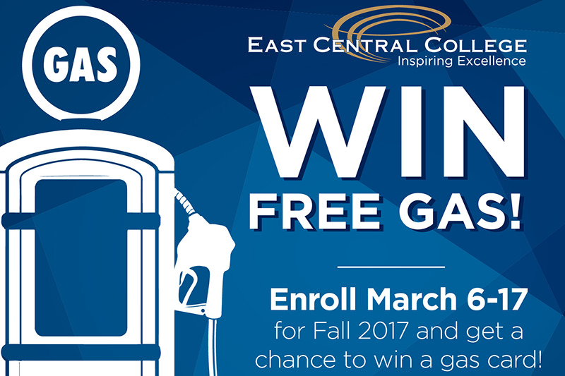 Enroll in Class, Win Free Gas!