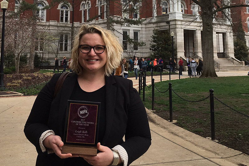 #InspiringExcellence – ECC Instructor Honored for Service to Scholastic Journalism
