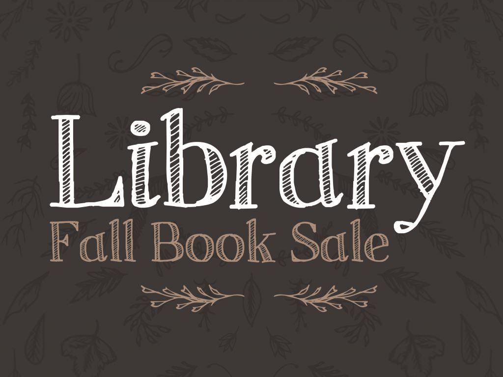 Library Fall Book Sale