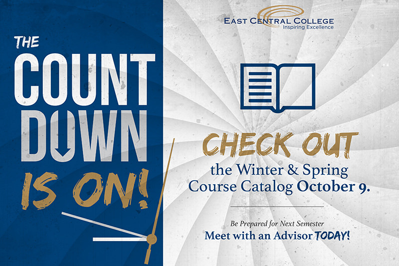 Course Schedule Available for Winter/Spring Oct. 9
