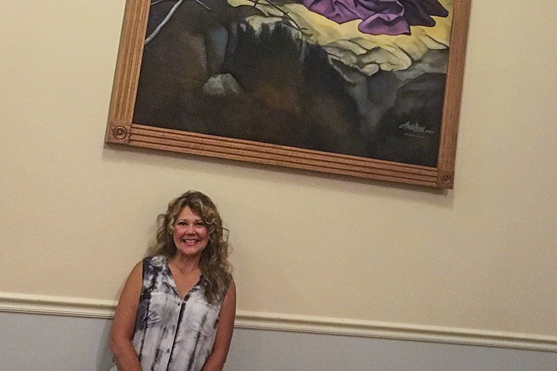Art Instructor Recreates Mystery Painting in Beaufort