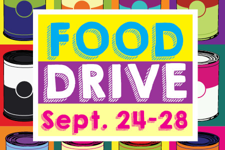 Students vs. Staff Food Drive – September 24-28