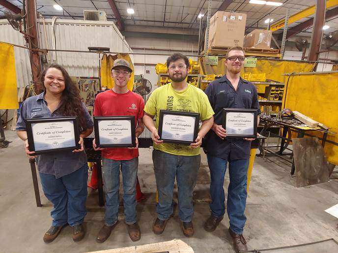 Clemco Welding Apprentices Complete ECC Training