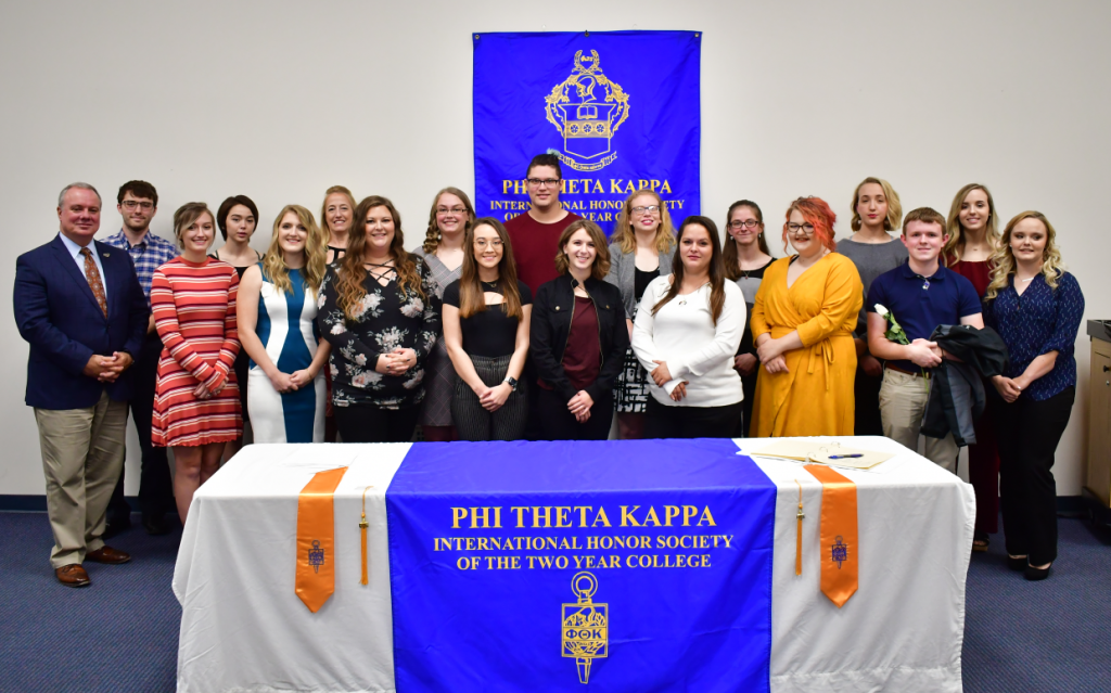 New Members Inducted into Phi Theta Kappa