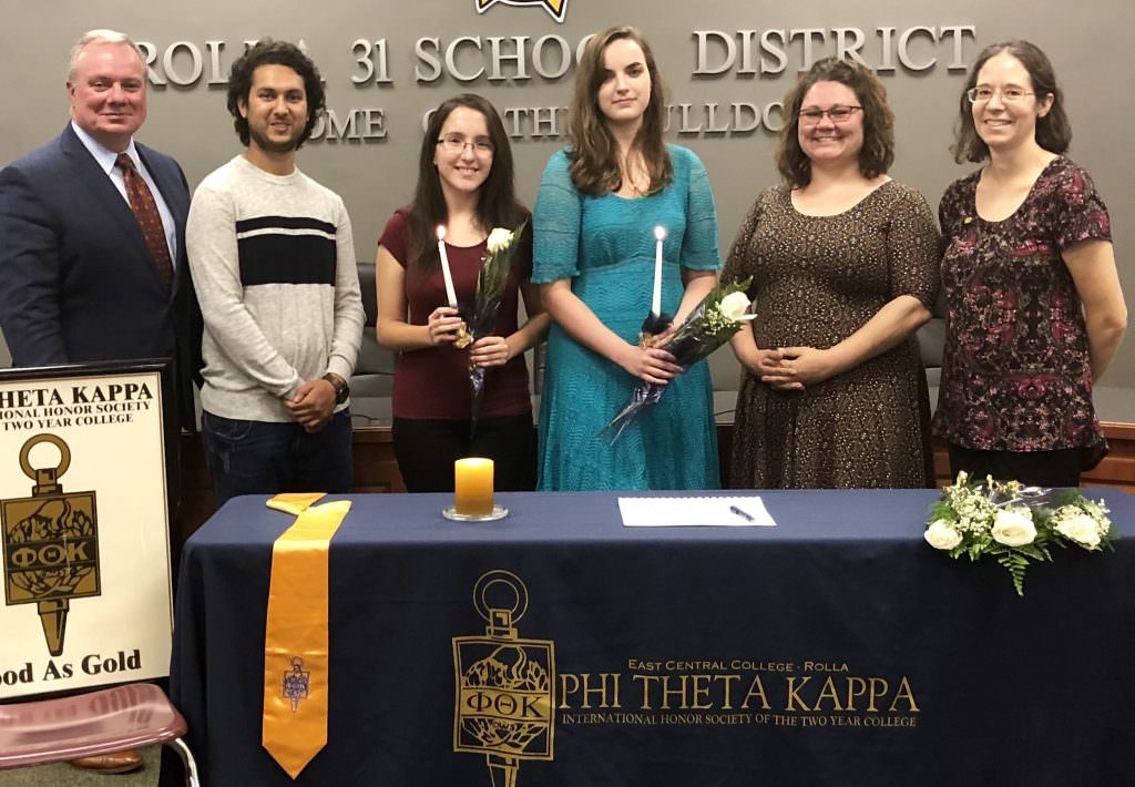 New Members Inducted into ECC Rolla Phi Theta Kappa Chapter