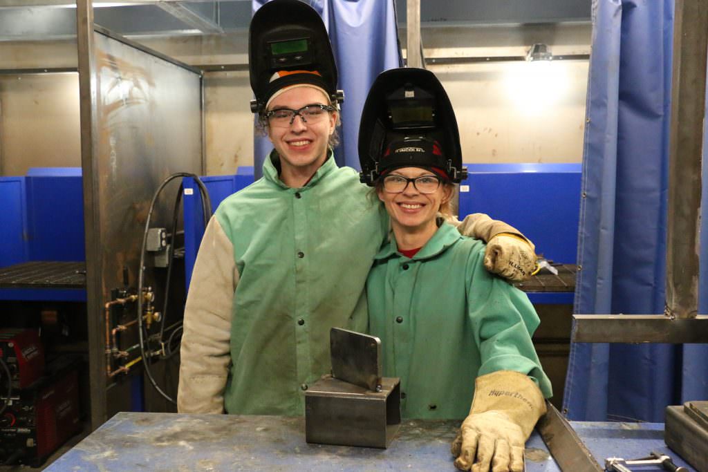 Mother and Son Welding Duo Graduate Together