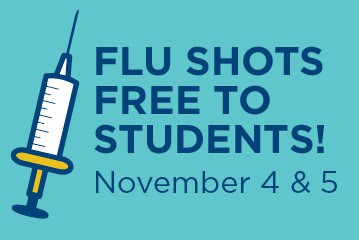 Flu Shots Available to Students at No Cost