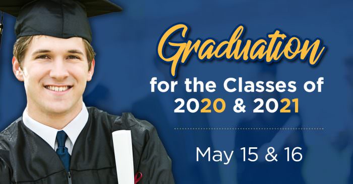Graduation Ceremonies to Recognize ECC Classes of 2020 and 2021