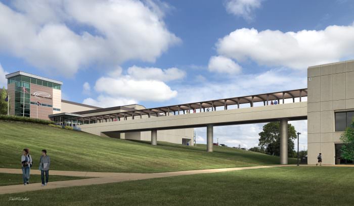 Trustees Approve Concrete Pedestrian Bridge