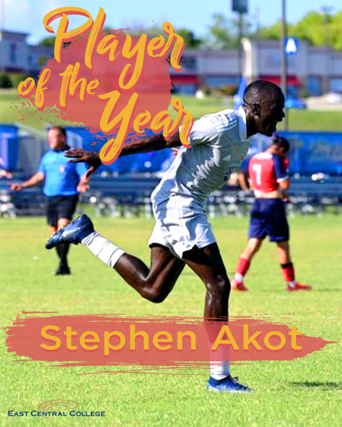 Akot Named NJCAA Region 16 Player of the Year