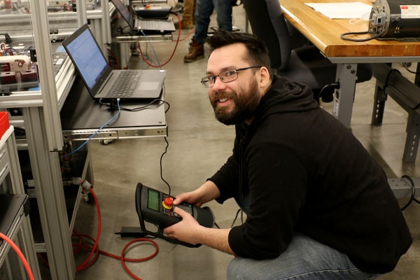 Industrial Maintenance student