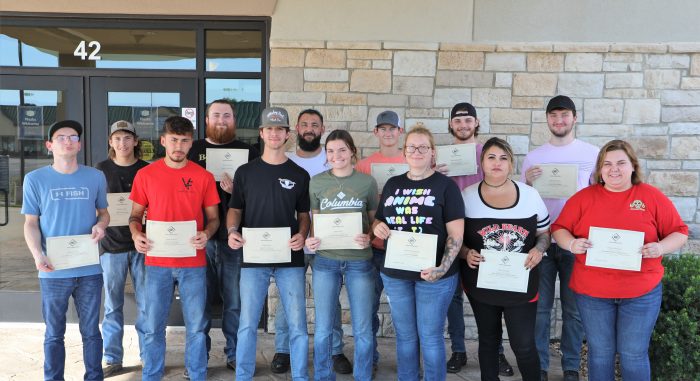 ECC Welding Students Earn AWS Certificates