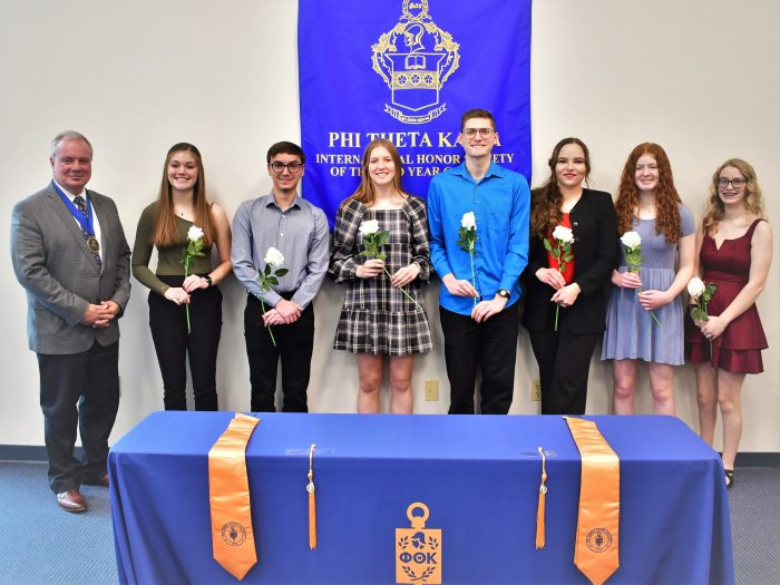 PTK Members Inducted into Chapter, Honor Society Wins Awards