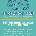 Psychology Club Informational Meeting