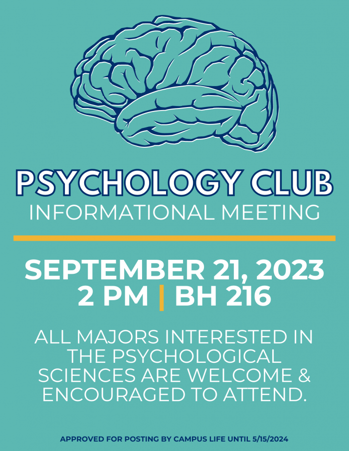 Psychology Club Informational Meeting