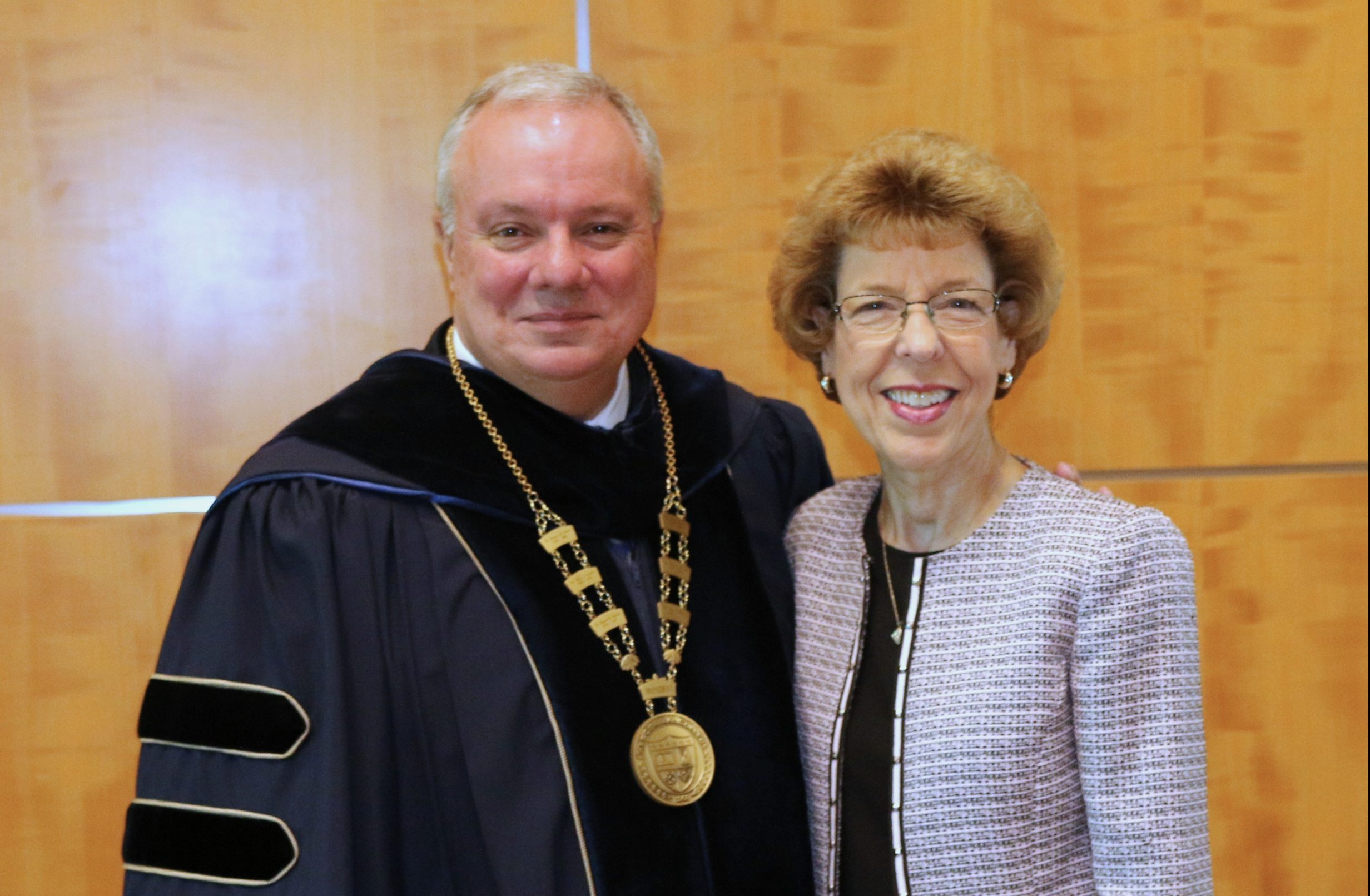Dr. Bauer with Sandy Lucy